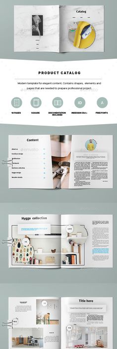 website catalog template