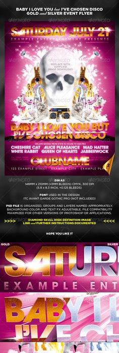 example flyers for events