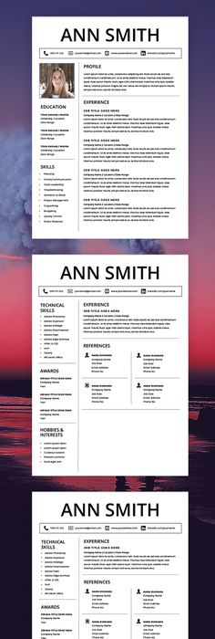 Resume Template - CV Template + Cover Letter - MS Word on Mac / PC - word resume template mac Resume Template - CV Template + Cover Letter - MS Word on Mac / PC - word resume template mac