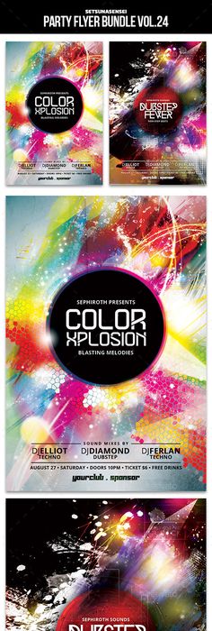 trance electro party flyer party flyer print fonts and flyer template 24 flyers
