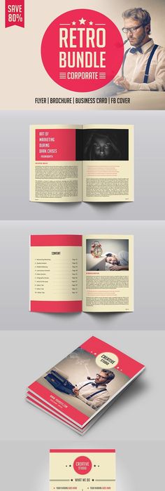 Corporate Brochure Template-V731 Corporate brochure, Brochure