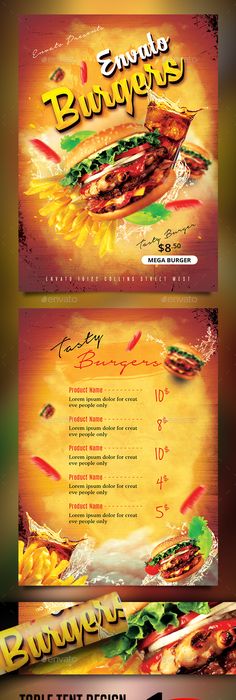 restaurant flyer template vol 8 flyer template and template