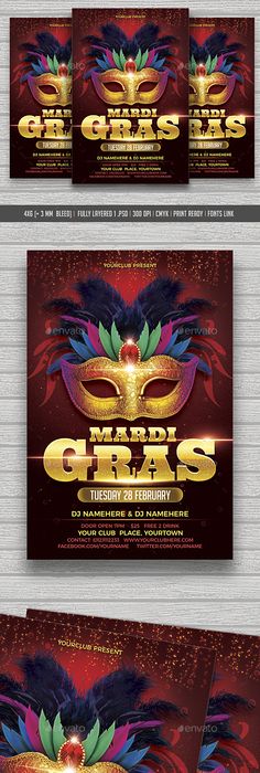 mardi gras and other events party flyer template party flyer flyer ideas for events