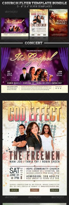 concert flyer templates
