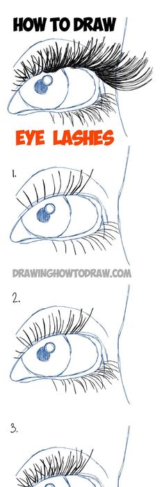 how to draw a face drawing pinterest face drawings and sketches learn how to draw eye lashes with step by step illustrated tutorial diy face drawing