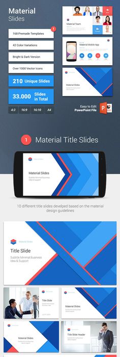 material design powerpoint template