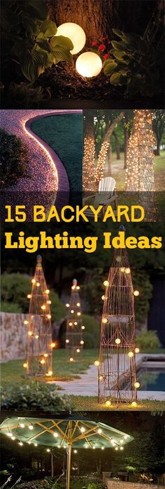 15 Backyard Lighting Ideas 15 Backyard Lighting Ideas