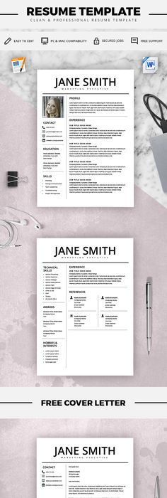 Classic Resume - Professional Resume Template for Word Pages - 2 - word resume template mac Classic Resume - Professional Resume Template for Word Pages - 2 - word resume template mac