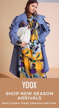Dress to impress all season long with must-have new arrivals on @YOOX. Shop coats, sweaters, dresses, boots, pumps and more from top brands like Saint Laurent, Prada, Valentino and more.