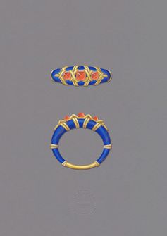 Bracelet from the Trésors d'Afrique collection, third halt in the 3-part High Jewellery collection Les Mondes de Chaumet.
