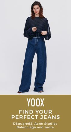 Find your perfect pair of jeans on @YOOX from top brands like DSquared2, Acne Studios, Balenciaga and more.