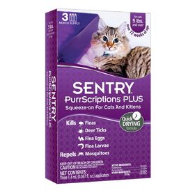 sentry purrscriptions plus flea tick drops for cats petco cat fleas cats and kittens cat fleas treatment