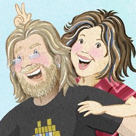 Illustrators Chantelle and Burgen