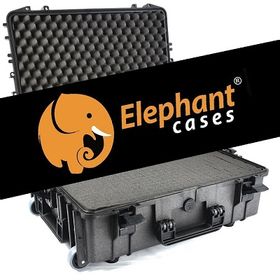 Elephant Cases Small Clear Dry Case Waterproof Tackle Box EL006C Utility Case Built in Pressure Equalization Valve Elephant Cases Small Clear Dry Case Waterproof Tackle Box EL006C Utility Case Built in Pressure Equalization Valve