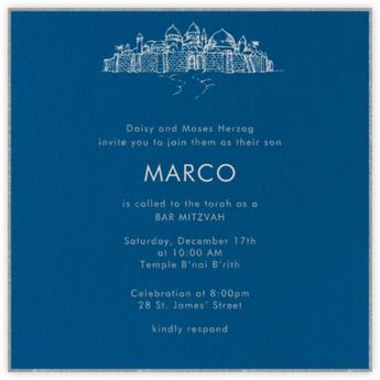 bar mitzvah and bat mitzvah invitations online at paperle