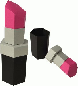 lipstick favor box