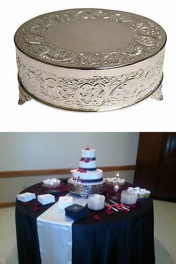 wedding cake stands and