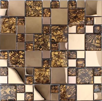 Gl And Metal Tile Kitchen Backsplash Stainless Clear Gold Stainless Steel Backsplash For Kitchen And Bathroom Metal Gl Mosaic Tile Patterns Shower