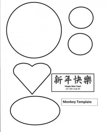 monkey printables and templates for your year of the monke