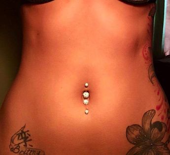 40 Luring Belly-Button Piercings Ideas to Get Some Swoons Rolling