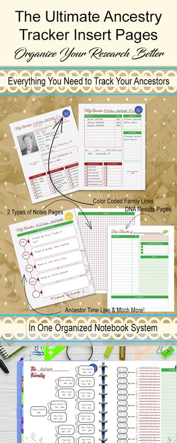 genealogy tracker letter size 8 5 x11 ancestry plann