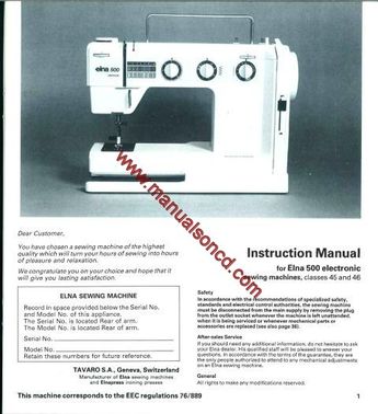 Elna Air Electronic Carina Elna 40 Sewing Machine Ser Interesting Elna Air Electronic Tsp Sewing Machine Manual Elna Air Electronic Carina Elna 40 Sewing Machine Ser Interesting Elna Air Electronic Tsp Sewing Machine Manual