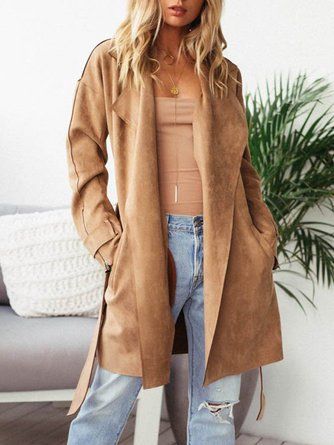 Jacket casual women long sleeve front pockets hooded draws Clearance! HOSOME Women Thick Coat Winter Warm Faux Fur Coat