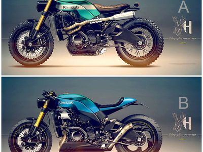 Fehling Kawasaki Z 900 RS Sitzumrandung chrom