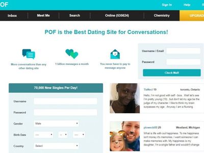 Massor av fisk dejtingsajt POF Plentyoffish POF