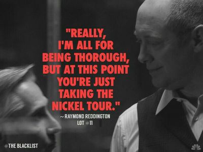 Raymond REDDINGTON montiert Foto Display Die schwarze Liste James Spader