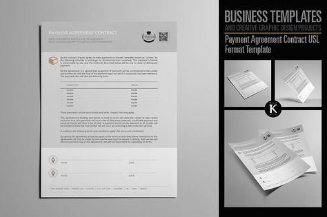 Payment Agreement Contract USL by Keboto on @creativemarket - valid contract essential elements Payment Agreement Contract USL by Keboto on @creativemarket - valid contract essential elements