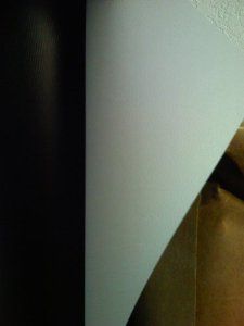 ProScreens 110/" WHITE movie PROJECTOR projection SCREEN MATERIAL 58/" x 100/"