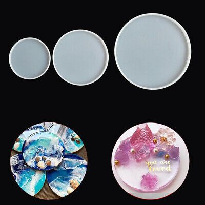 Fluid Arts Jewelry Making Mould Epoxy Resin Casting Molds Silicone Coaster Mold