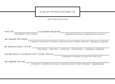 figure out what you want to get out of your business with a value - value proposition template figure out what you want to get out of your business with a value - value proposition template
