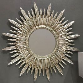 Handmade Silver Sunburst Mirror Wall Feature Etsy In 2020 Sunburst Mirror Wall Gold Sunburst Mirror Sunburst Mirror