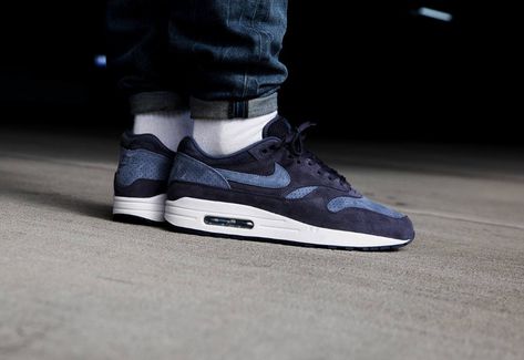 nike air max 1 premium bleu nike air max 1 premium bleu