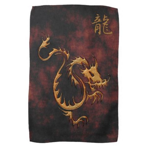 Chinese Year Of The Dragon Asia Towels Kitchen Hand Chinese Year Of The Dragon Asia Towels