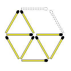 DESAFIO DE LÓGICA dos cinco triângulos - Matchstick Puzzles