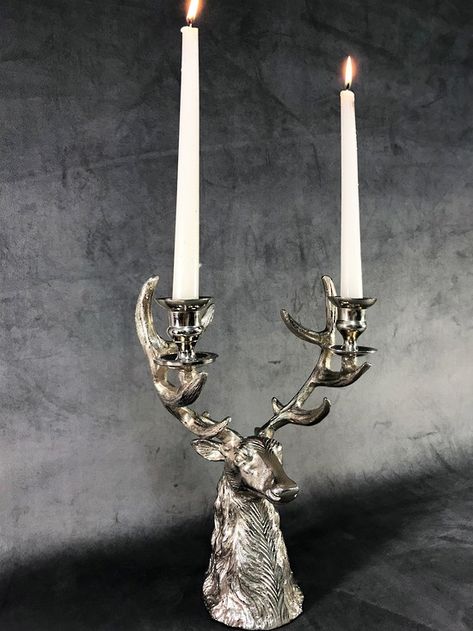 Butler Y Wilson con incrustaciones de cristal estilo grandes Stag Deer Head /& Cuernos Broche