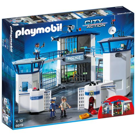 COMISARIA DE POLICIA CON PRISION PLAYMOBIL CITY ACTION | Playmobil, Comisaría, Juguetes de playmobil