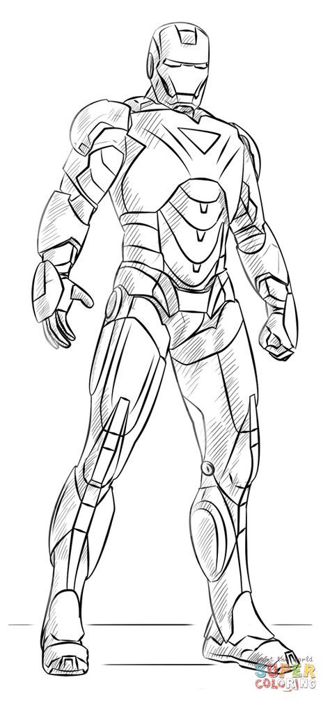 Iron Man Super Coloring Superheroes Dibujos Dibujos De Super