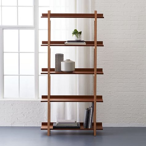 shelving: CB2 Search Results | Walnut bookcase, Bookcase wall, Modern