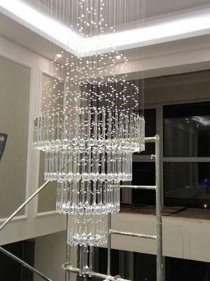 Moooni Large Modern Luxury Crystal Chandelier Lighting For Living Room Porch Hallway D 31 5 X 79 Ceiling Lights Crystal Chandelier Lighting, Moooni Large Modern Luxury Crystal Chandelier