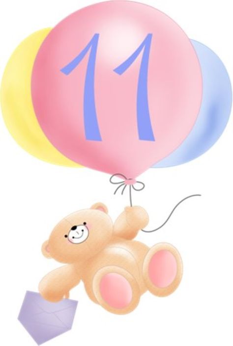 Открытки 12 месяцев девочке, днем