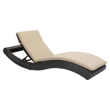 27 5 X 78 14 Brown And Beige Synthetic Weave Beach Chaise Lounge Outdoor Modern - Beach Chaise Lounge Outdoor 27 5 X 78 14 Brown And Beige Synthetic Weave Beach Chaise Lounge Outdoor Modern - Beach Chaise Lounge Outdoor