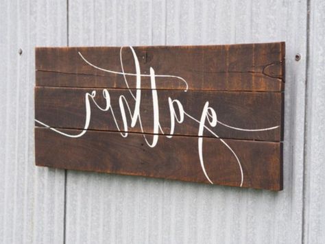 VORCOOL Gather Wood Sign Home D/écor Wall Art Unfinished