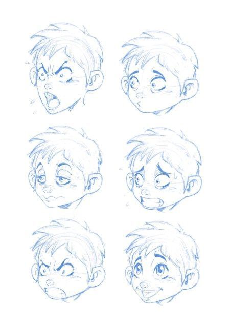 Cartoon Face Tutorial By Funnydank On Deviantart Cartoon Faces Cartoon Drawing Tutorial Easy Cartoon Drawings