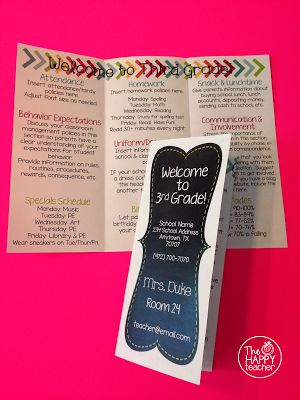teacher brochure for interview template