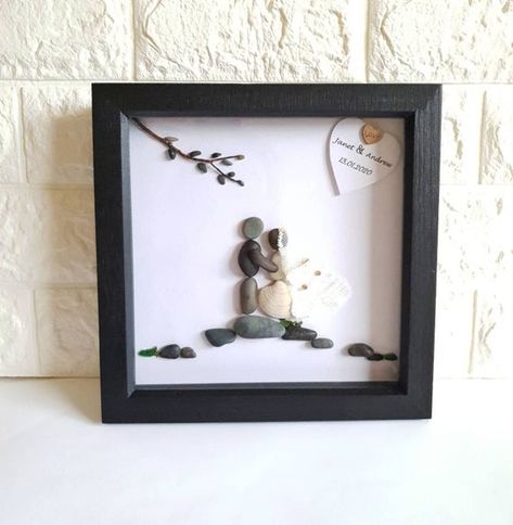 75 Frames With Stones Ideas In 2021 Pebble Art Rock Crafts Pebble Pictures