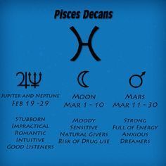 pisces decans astrology